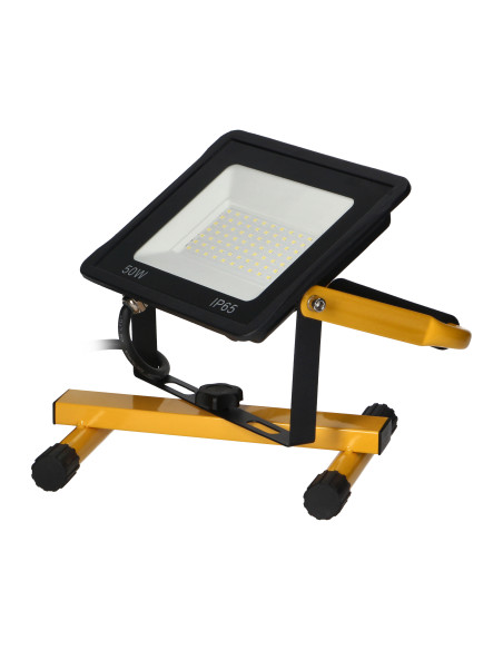 STATIX naświetlacz roboczy na statywie, 50W, 4000lm, IP65, 6000K