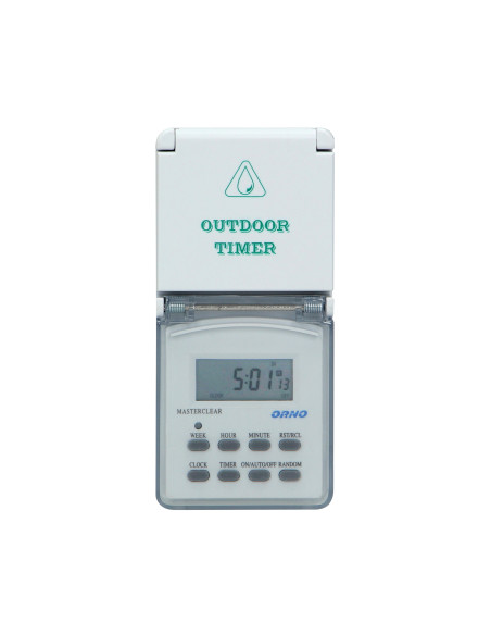 Elektroniczny programator czasowy, 8 programów, IP44