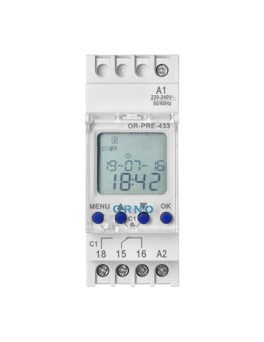 Elektroniczny programator czasowy, 52 programy,...