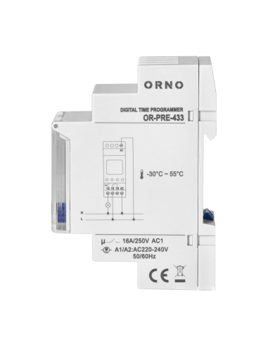 Elektroniczny programator czasowy, 52 programy,...