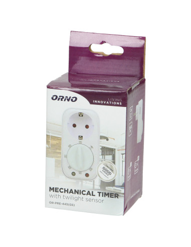 Programator czasowy mechaniczny z czujnikiem...