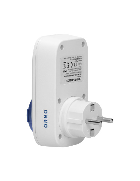 Programator czasowy mechaniczny z czujnikiem zmierzchu,wersja Schuko, 16A/230A, zewnętrzny, IP44