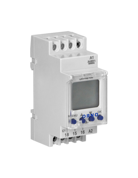  Elektroniczny programator astronomiczny i czasowy, 52 programy, 3 języki menu, 1 wyjście przekaźnikowe  max.16A/230V,...