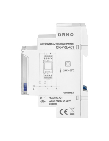  Elektroniczny programator astronomiczny i czasowy, 100 programów, 3 języki menu, 2 wyjścia przekaźnikowe...