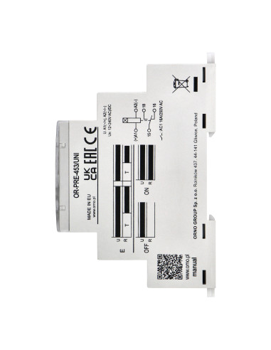 Przekaźnik czasowy- opóźnione załączenie