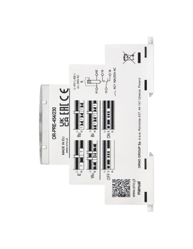 Przekaźnik czasowy 10 funkcji, 230VAC