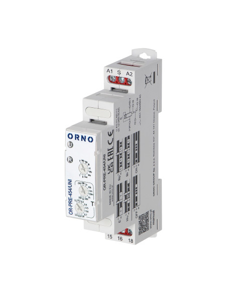 Przekaźnik czasowy 10 funkcji, uniwersalne zasilanie