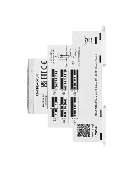 Przekaźnik czasowy 10 funkcji, uniwersalne zasilanie