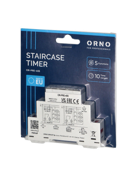 Automat schodowy , 7 trybów pracy