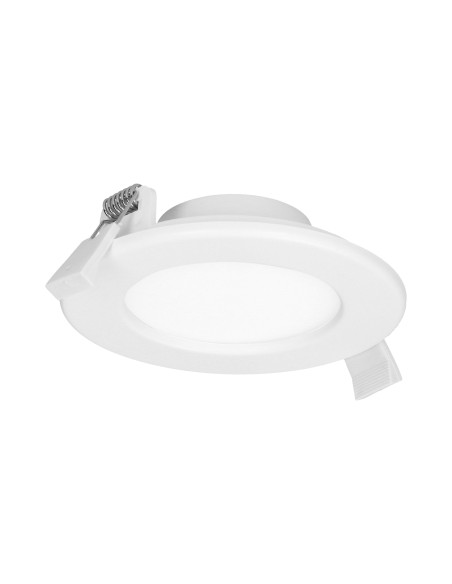 EURUS LED 9W, oprawa downlight, podtynkowa, okrągła, 540lm, 4000K, biała, wbudowany zasilacz LED