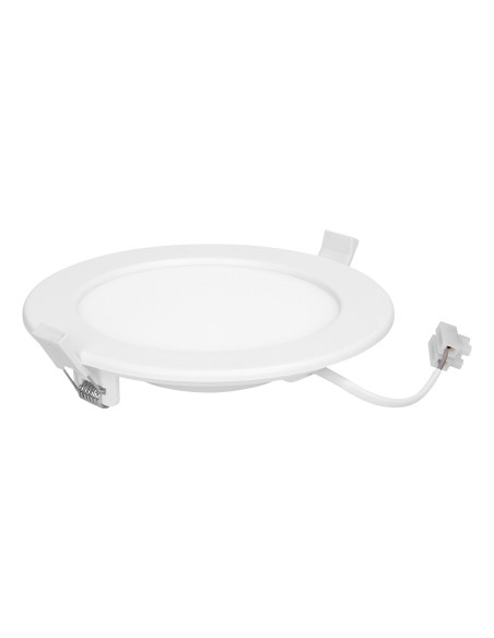 EURUS LED 12W, oprawa downlight, podtynkowa, okrągła, 860lm, 4000K, biała, wbudowany zasilacz LED