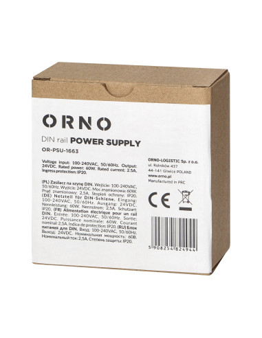 Zasilacz przemysłowy, na szynę DIN, 24VDC,...