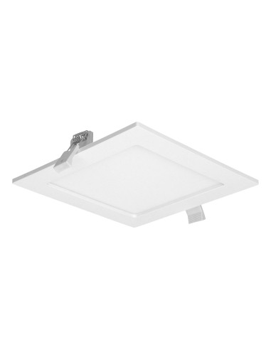 AKMAN LED 12W, oprawa downlight, podtynkowa, kwadratowa, 860lm, 4000K, biała, wbudowany zasilacz LED