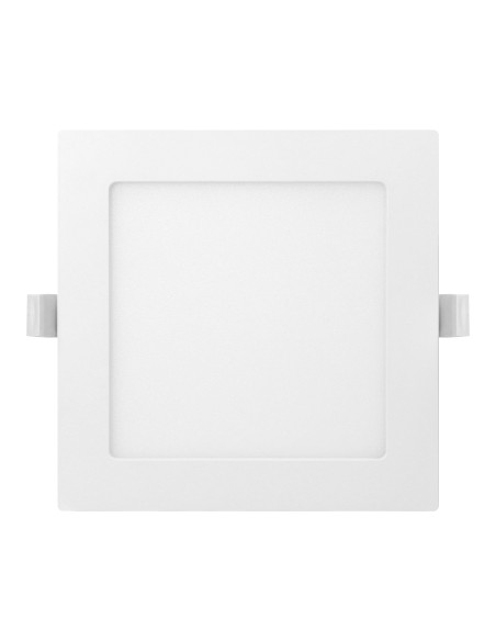 AKMAN LED 12W, oprawa downlight, podtynkowa, kwadratowa, 860lm, 4000K, biała, wbudowany zasilacz LED