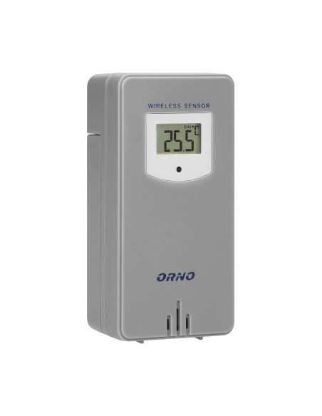 Czujnik temperatury zewnętrzny do stacji pogodowej OR-SP-3100, szary
