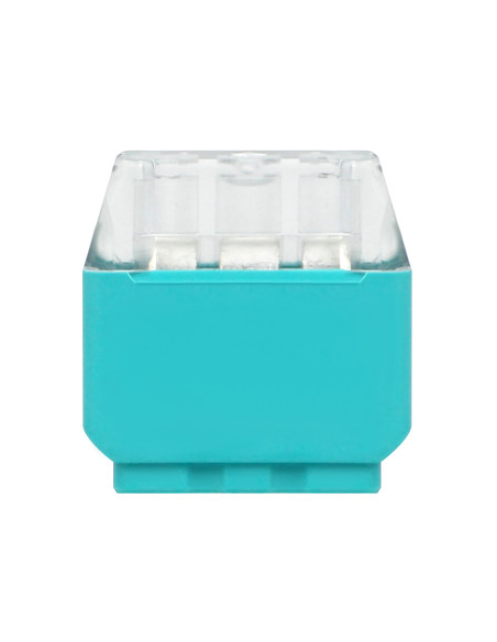 Złączka instalacyjna wciskana 3-przewodowa, na drut 0,75-2,5mm², IEC 300V/24A 100 szt.