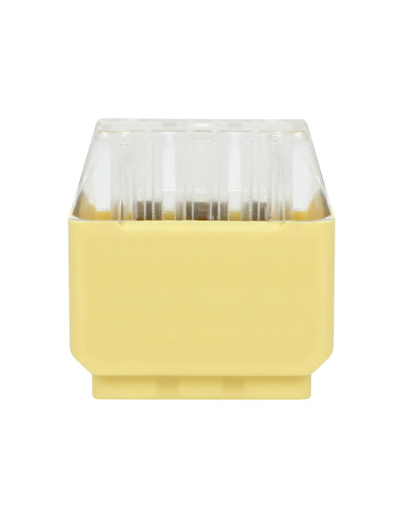 Złączka instalacyjna wciskana 6-przewodowa, dwurzędowa, na drut 0,75-2,5mm², IEC 300V/24A 50 szt.