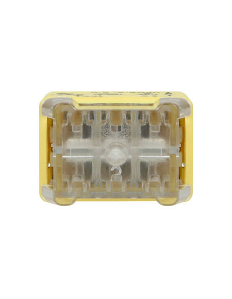 Złączka instalacyjna wciskana 6-przewodowa, na drut 0,75-2,5mm², IEC 300V/24A, Blister 10 szt.