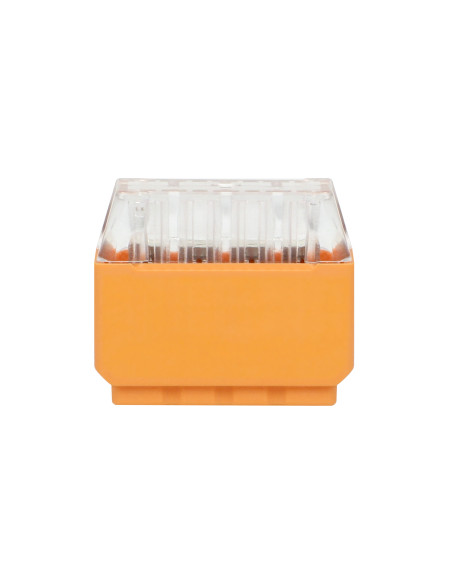 Złączka instalacyjna wciskana 8-przewodowa, dwurzędowa, na drut 0,75-2,5mm², IEC 300V/24A, 10 szt.