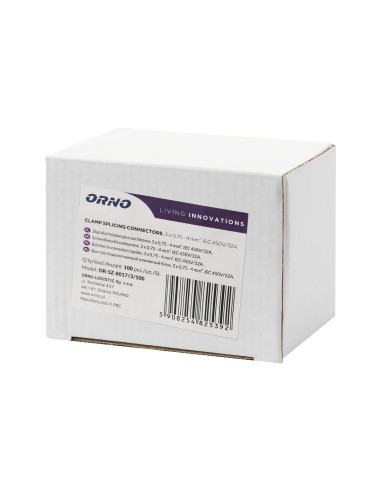 Złączka instalacyjna zaciskowa 3-przewodowa, na...