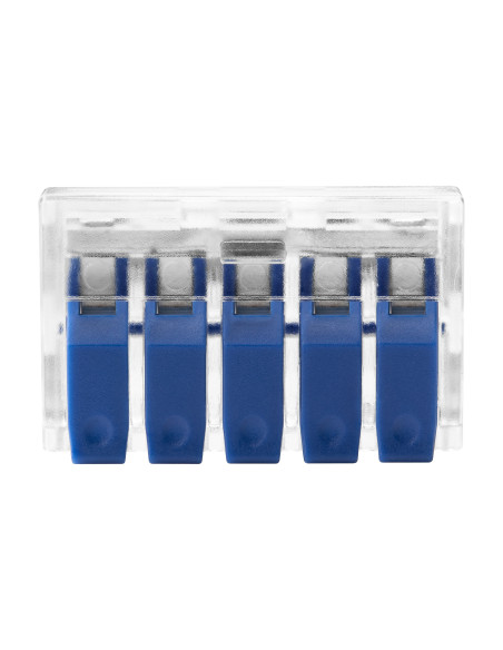 Złączka instalacyjna zaciskowa 5-przewodowa, na dowolny przewód 0,75-4mm², IEC 450V/32A  50 szt.