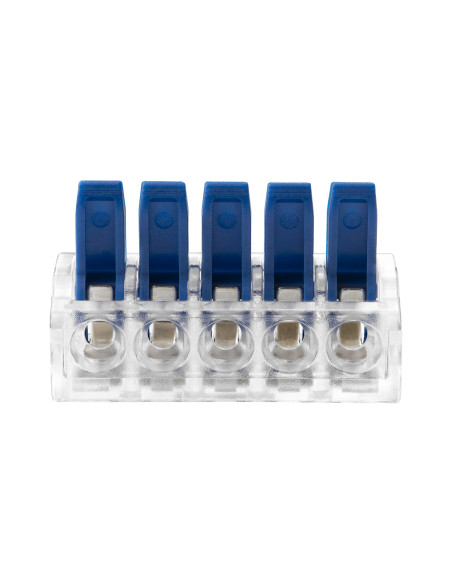 Złączka instalacyjna zaciskowa 5-przewodowa, na dowolny przewód 0,75-4mm², IEC 450V/32A  50 szt.