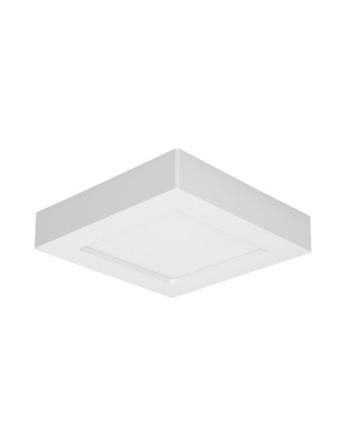 LETI LED 12W, oprawa downlight, natynkowa, kwadratowa, 860lm, 4000K, biała, wbudowany zasilacz LED