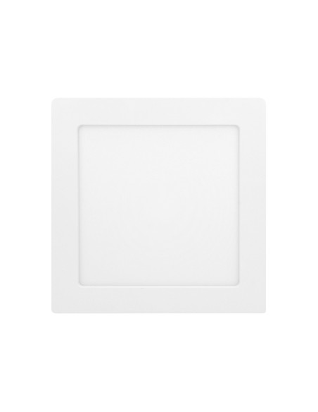 LETI LED 18W, oprawa downlight, natynkowa, kwadratowa, 1500lm, 3000K, biała, wbudowany zasilacz LED