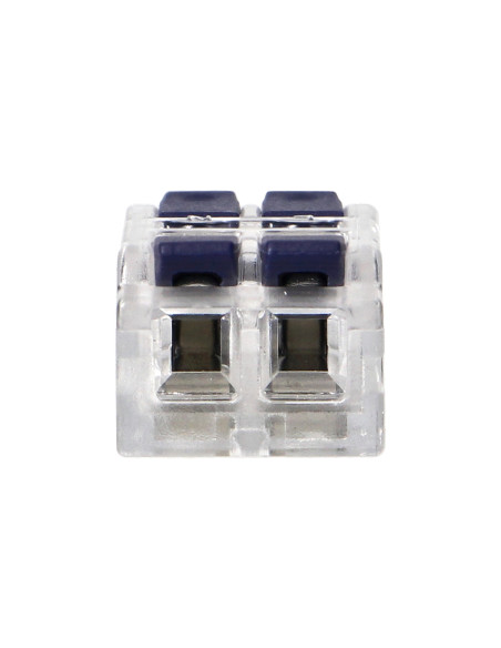 Złączka instalacyjna zaciskowa 2-przewodowa, dwustronna, na dowolny przewód 0,75-4mm², IEC 250V/32A, blister 6 szt.