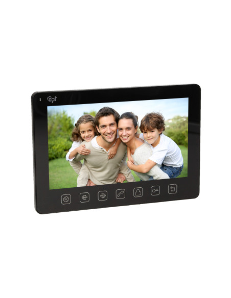 Zestaw wideodomofonowy bezsłuchawkowy, kolor 7" EXEDRA, czarny