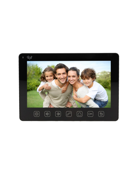 Zestaw wideodomofonowy bezsłuchawkowy, kolor 7" EXEDRA, czarny