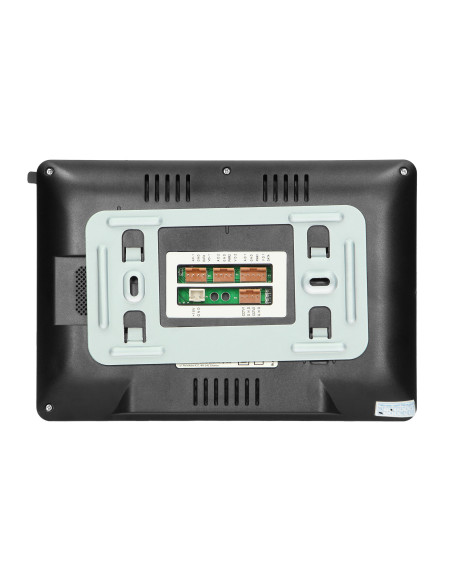 Zestaw wideodomofonowy, bezsłuchawkowy, kolor, LCD 7", menu OSD, sterowanie bramą, czarny NOVEO