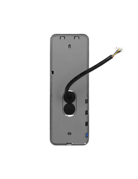 Zestaw wideodomofonowy, bezsłuchawkowy, kolor, LCD 7", menu OSD, sterowanie bramą, czarny NOVEO