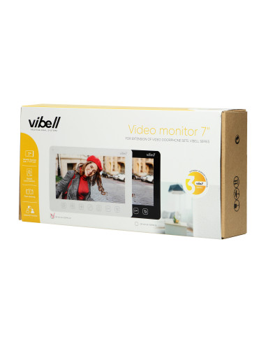 Wideo monitor bezsłuchawkowy, kolorowy, LCD 7”...