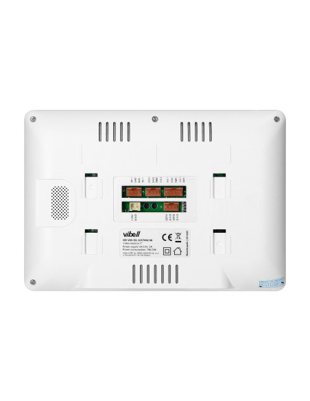 Wideo monitor bezsłuchawkowy, kolorowy, LCD 7” do zastosowania w systemach VIBELL, biały