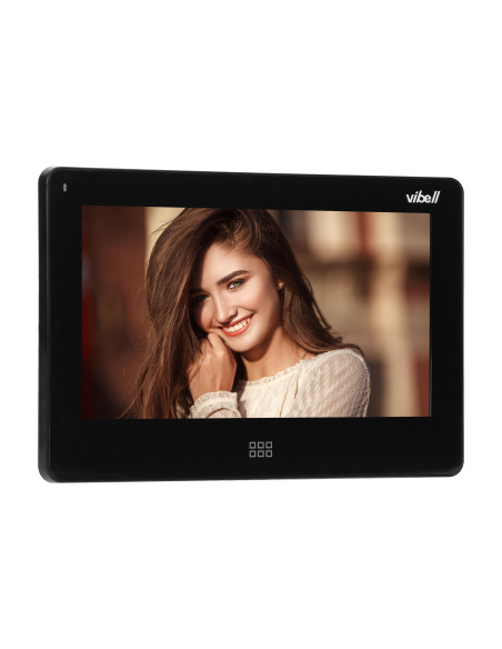  Zestaw wideodomofonowy, bezsłuchawkowy kolor, LCD 7", dotykowy, menu OSD, pamięć, gniazdo na kartę SD, DVR,...