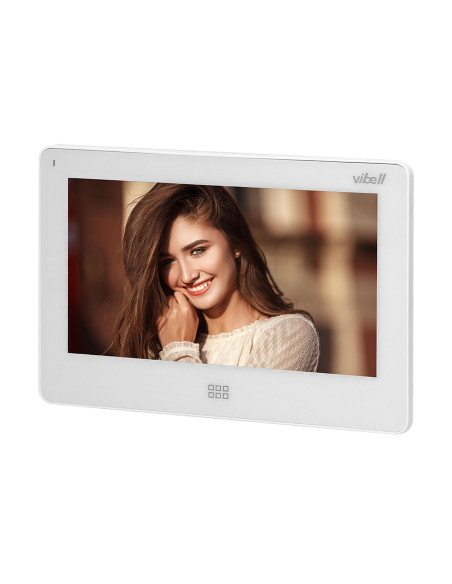  Zestaw wideodomofonowy, bezsłuchawkowy kolor, LCD 7", dotykowy, menu OSD, pamięć, gniazdo na kartę SD, DVR,...