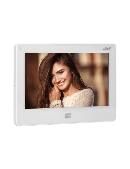  Wideo monitor bezsłuchawkowy, kolorowy, LCD 7”, do zastosowania w systemach VIBELL, dotykowy ekran, moduł pamięci,...