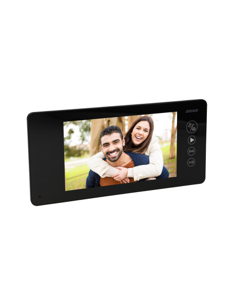 Wideo monitor bezsłuchawkowy 7" do rozbudowy zestawów z serii JS, czarny