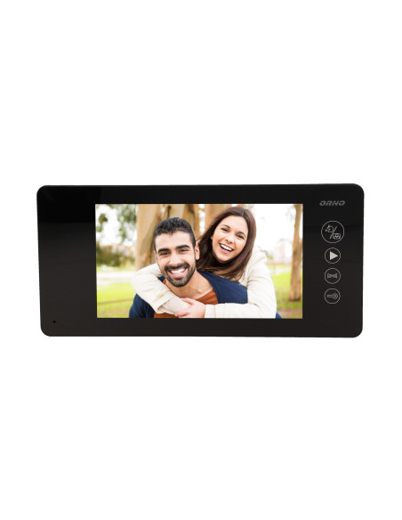 Wideo monitor bezsłuchawkowy 7" do rozbudowy zestawów z serii JS, czarny