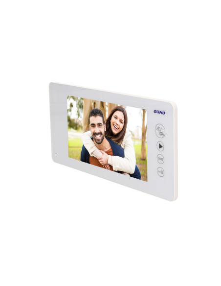 Wideo monitor bezsłuchawkowy 7" do rozbudowy zestawów z serii JS, biały