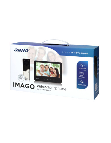 Zestaw wideodomofonowy, bezsłuchawkowy, kolor,...