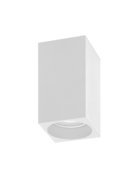 BARBRA DLS GU10 downlight max 50W, IP20, kwadrat, biały, aluminium