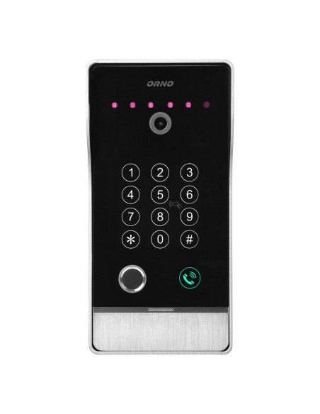  GUARDO zestaw wideodomofonowy jednorodzinny z czytnikiem linii papilarnych, czytnikiem zbliżeniowym, szyfratorem i...