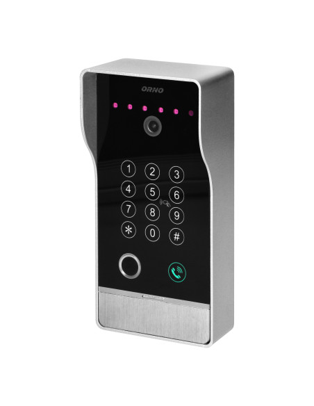  GUARDO zestaw wideodomofonowy jednorodzinny z czytnikiem linii papilarnych, czytnikiem zbliżeniowym, szyfratorem i...