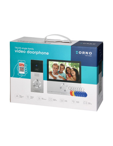 TALOS, zestaw wideodomofonowy, 4-żyłowy, 7",...