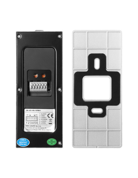 TALOS, zestaw wideodomofonowy, 4-żyłowy, 7", Wi-Fi,  ekran dotykowy, Full HD, RFID