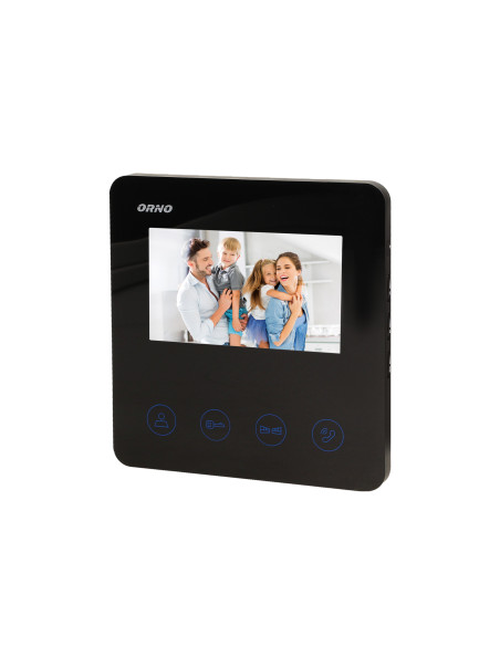 Wideo monitor bezsłuchawkowy, kolorowy, LCD 4,3", do zestawu z serii DUX, otwieranie bramy