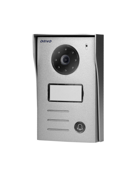  Zestaw wideodomofonowy 2-żyłowy bezsłuchawkowy, kolor, 4,3" LCD,  z czytnikiem breloków zbliżeniowych, czarny, NAOS...