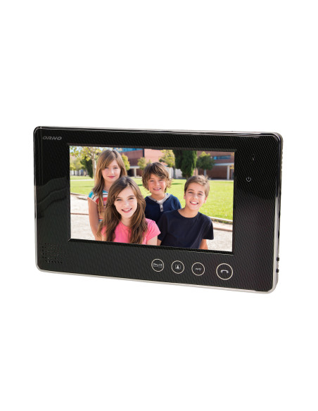 Wideo monitor bezsłuchawkowy, kolorowy, LCD 7", do zestawów z serii ARX i CRUX, otwieranie bramy, czarny